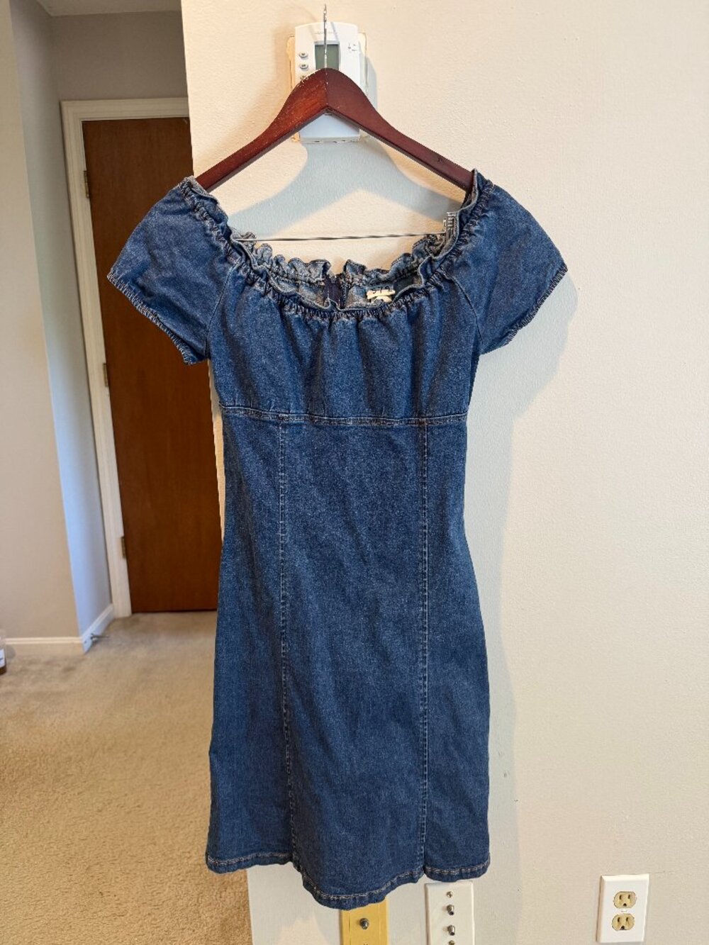579 Vintage Jean Mini Dress